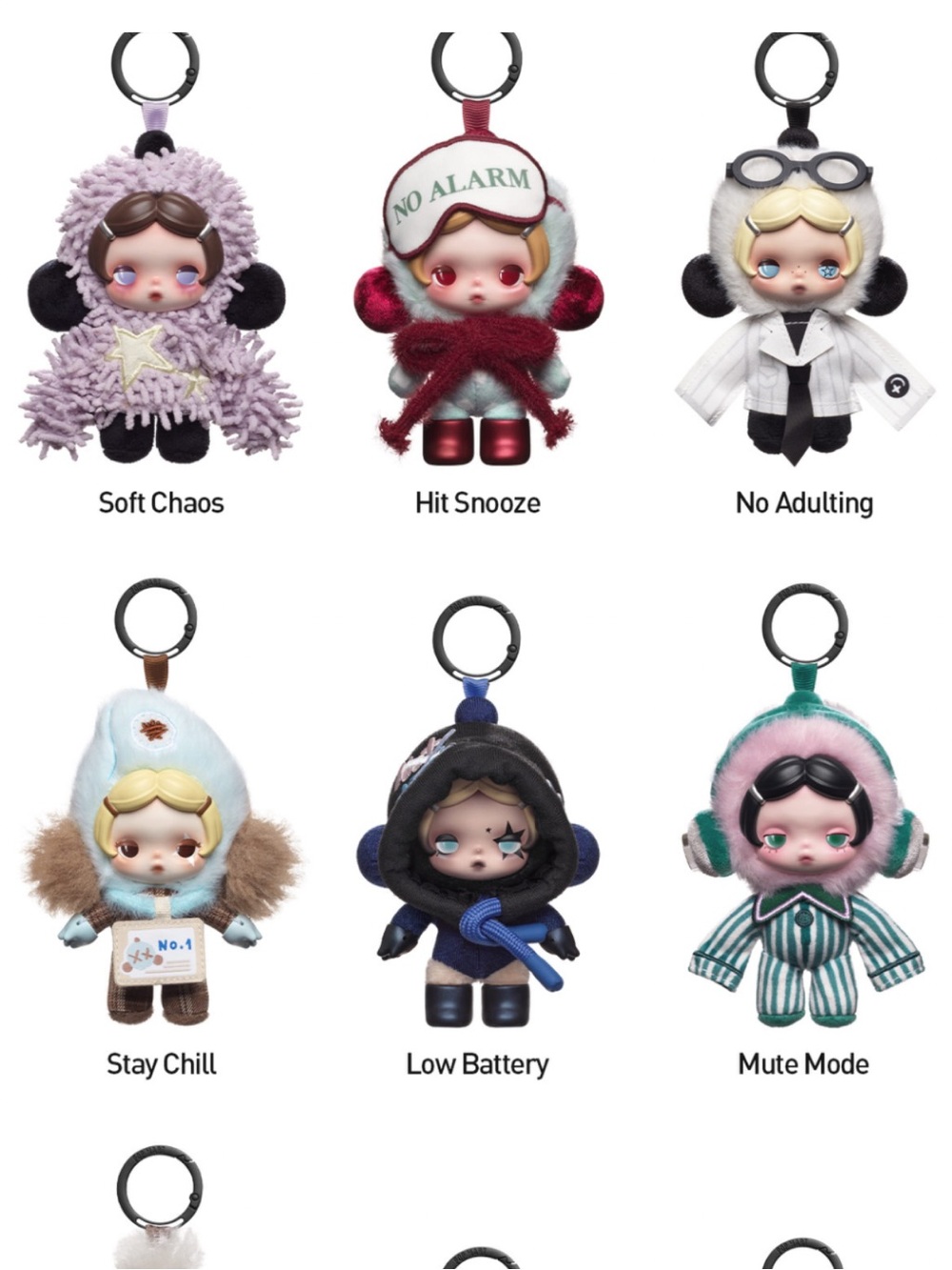 POP MART SKULLPANDA Off Mode Series Plush Doll Pendant Soft Chaos Confirmed - Picture 5 of 7
